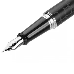 Pilot Metropolitan Fountain Pen - Black Crocodile ( MEDIUM )